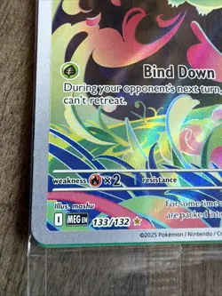 Pokemon TCG Bulbasaur #133/132 ME01: Mega Evolutions Illustration Rare SEALED - Image 3