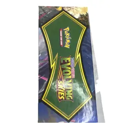 Pokemon Evolving Skies Build & Battle empty box with a bunch of Pokemon cards - Image 2