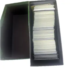 Pokemon Evolving Skies Build & Battle empty box with a bunch of Pokemon cards - Image 5