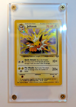 Vintage Rare Holographic Jolteon (Pokemon Jungle - 1999) Near Mint (NM) - Image 1