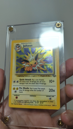 Vintage Rare Holographic Jolteon (Pokemon Jungle - 1999) Near Mint (NM) - Image 2