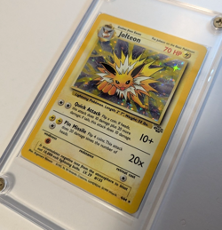 Vintage Rare Holographic Jolteon (Pokemon Jungle - 1999) Near Mint (NM) - Image 4