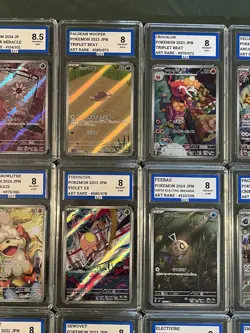 Pokemon Graded Slab Bundle Lot Of 15 AR and CHR cards Japanese - Image 3
