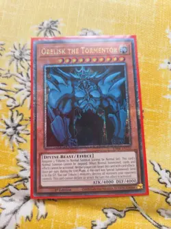 Yu-Gi-Oh! TCG Obelisk the Tormentor Quarter Century Rare RA04-EN116 - Image 1