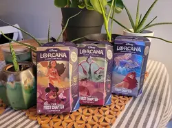 Disney Lorcana TCG The First Chapter Starter Deck | Set of 3 | Factory Sealed - Image 1