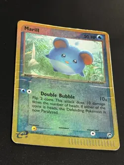 Marill Reverse Holo Sandstorm 68/100 Pokemon Card 2003 - Image 1