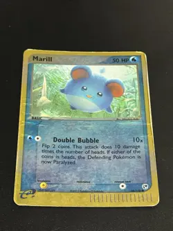 Marill Reverse Holo Sandstorm 68/100 Pokemon Card 2003 - Image 2
