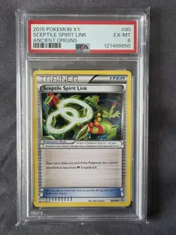 PSA 6 Sceptile Spirit Link Pokemon TCG 2015 XY Ancient Origins Graded Card - Image 1