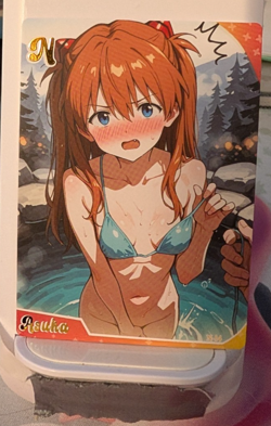 Asuka Evangelion N-14 GP2 Genki Parade 2 Goddess Story Anime Waifu Card - Image 1