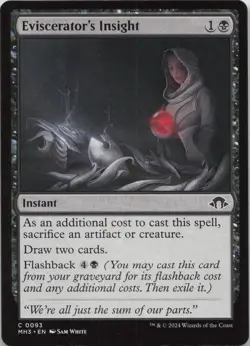 Eviscerator's Insight C Modern Horizons 3 93 NM MTG - Image 1