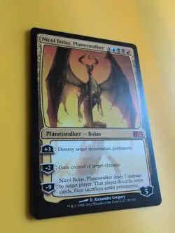 Nicol Bolas. Mythic Planeswalker. Core Set 2013. M13.Magic the Gathering Card. - Image 5