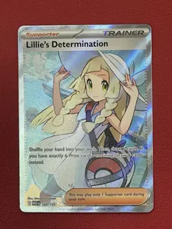 Pokemon TCG Lillie's Determination 169/132 Me01: Mega Evolution Holo - Image 1