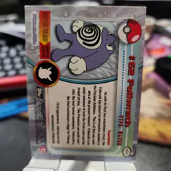 2000 Topps Chrome Pokemon Series 1 #62 Poliwrath - Image 2