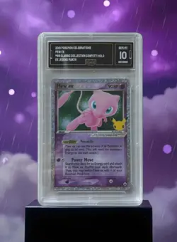 Pokemon Mew ex Celebrations Classic Coll. Legend Maker Ultra Rare #88 GMA 10 - Image 1
