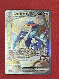 Pokemon TCG Quaquaval ex 260/193 Paldea Evolved Holo SIR - Image 1