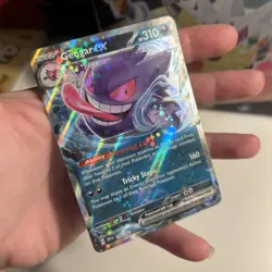 Gengar Ex Double Rare 104/162 Temporal Forces Pokemon TCG Card - Image 3