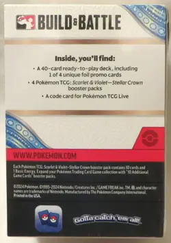 Pokemon Scarlet & Violet Stellar Crown **New & Sealed** Build & Battle Box - Image 2