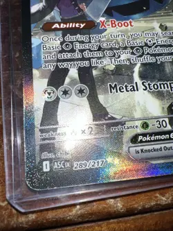 Pokemon Ascended Heroes Steven’s Metagross EX SIR 289/217 Pack Fresh! - Image 3