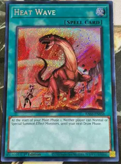 Yugioh Heat Wave Secret Rare RA03 - Image 1