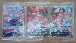 One Piece Card Game Seven-Eleven Limited Promo Sabo Ace Luffy Set Japanese - Image 1