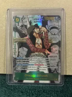 Dracule Mihawk OP14 119 SEC Manga (English) Very Clean Card! - Image 1