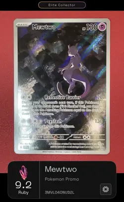 Pokemon TCG Mewtwo 052 SV: Scarlet & Violet Promo Cards Holo Promo 130 HP - Image 3