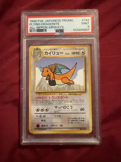 PSA 9 Flying Pikachu and Dragonite 1998 ANA Promo Pokemon Card Japanese Graded - Image 4