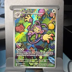 Pokemon Card Ambipom 107/094 Phantasmal Flames Illustration Rare NM - Image 1