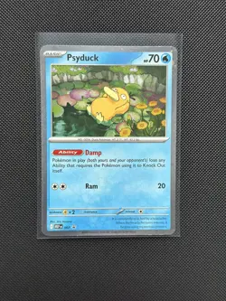 Pokemon TCG Psyduck Me:01 Black Star Promo Card Near Mint Mega Evolutions - Image 1