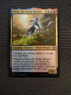 mtg najal, the storm runner foil dominaria united - Image 1
