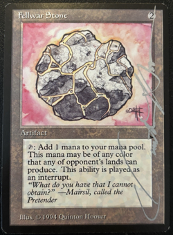 Fellwar Stone Signed The Dark Quinton Hoover - Image 1