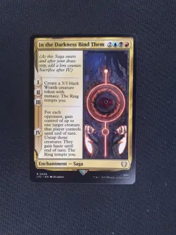 In the Darkness Bind Them / Magic MTG / Lord of the Rings - Rare - NM - Image 1