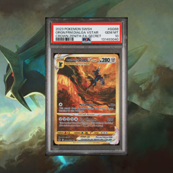 2023 POKEMON SWSH CROWN ZENITH #GG68 FULL ART/ORIGIN FORME DIALGA VSTAR PSA 10 - Image 1