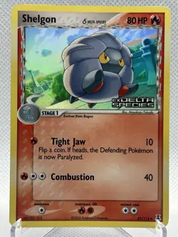 2005 Pokemon EX Delta Species Shelgon Reverse Holo #53/113 - Image 1