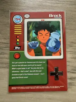 Topps Series 1999 TV Animation BROCK TV4 Pokemon Character - Image 2