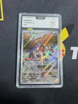 M. MIME FULL ART - POKEMON 179/165 EV3.5 151 PCA 9.5 NEUF FR - Image 1