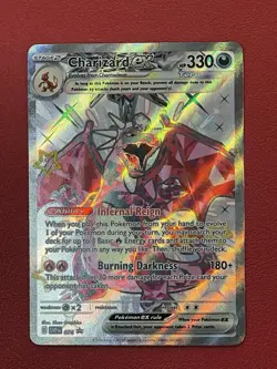 Pokemon TCG Charizard ex 074 SV: Scarlet & Violet Promo Full Art Holo 330HP - Image 1