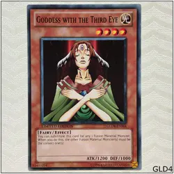 Goddess with the Third Eye - GLD4-EN004 - Common Limited Edition Yugioh - Image 1