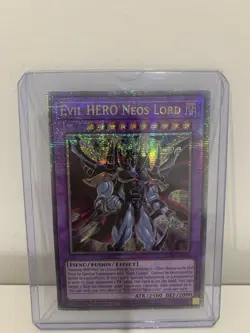 SUDA-EN031 Evil HERO Neos Lord : Quarter Century Secret Rare : 1st Ed YuGiOh - Image 1