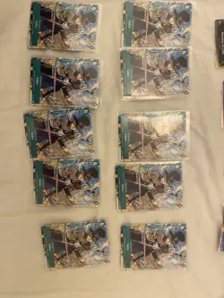 10 Monkey D. Luffy 10 Ace 10 sabo RARE 3RD ANNIVERSARY ALT ART ONE PIECE NM - Image 3