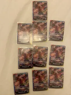 10 Monkey D. Luffy 10 Ace 10 sabo RARE 3RD ANNIVERSARY ALT ART ONE PIECE NM - Image 4