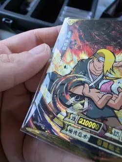 KaYou Naruto TCG CCG Trading Card Deidara super rare box hit NR-BP-002 8.4 - Image 3