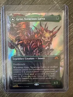 Magic The Gathering MH3 Borderless Textured Foil Grist, Voracious Lava #0472 - Image 1