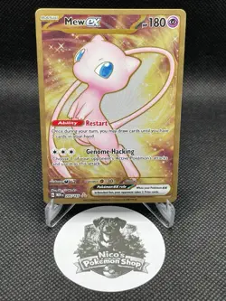 Pokemon TCG Mew ex 205/165 Sv2a 151 Full Art Holo Double Rare 180HP - Image 1