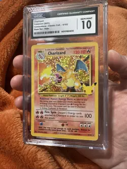 Charizard Pokemon 2021 Celebrations Classic Coll. 4/102 Base Set Holo GEM MT 10 - Image 5