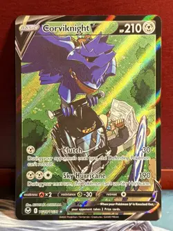 Pokemon TCG {{{ Corviknight }}} TG18/TG30~Silver Tempest~Ultra Rare~L@@K - Image 1