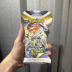 Pokemon TCG Brilliant Stars Sleeved Booster Pack - Sealed - Random Artwork - Image 1