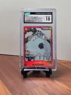 2023 ONE PIECE CCG JAPANESE JINBE FILM RED ALT ART OP01-014 CGC 10 7051 - Image 2