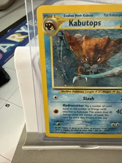 Pokemon TCG Kabutops Holo Rare Card 6/75 Neo Discovery - Image 4