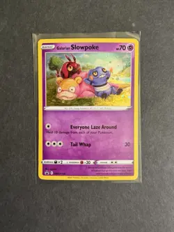 Galarian Slowpoke SWSH126 Black Star Promo Holo Pokemon Card SWSH BSP PTCG - Image 1